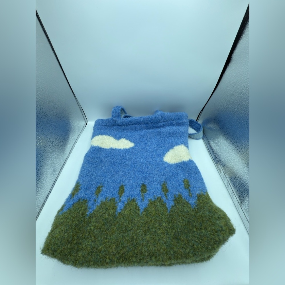 Super soft wool exterior tote bag from Urban Outfitters